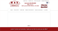 Desktop Screenshot of mbuinteriors.com